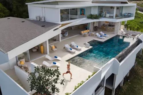 Bow Villa Samui – Luxuriöse 4-Schlafzimmer-Villa mit Meerblick und Infinity-Pool in Bophut