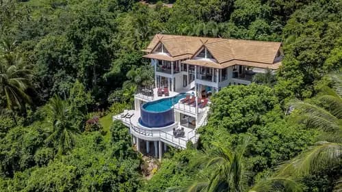 Villa Maphraaw Luxuriöse Poolvilla mit 5 Schlafzimmern und Meerblick in Ban Tai, Koh Samui